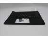 Lenovo 5M11S26908 C-Cover with keyboard, US English Euro, Black, Backlight, US