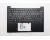 Lenovo 5M11S26964 C-Cover with keyboard, Estonian, Black, Backlight, UK