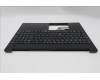 Lenovo 5M11S26994 C-Cover with keyboard, Italian, Black, UK