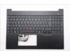 Lenovo 5M11S27051 C-Cover with keyboard, Belgian, Black, Backlight, UK