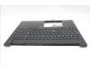 Lenovo 5M11S27077 C-Cover with keyboard, Norwegian, Black, Backlight, UK