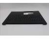 Lenovo 5M11S27087 C-Cover with keyboard, Czech Slovakian, Black, Backlight, UK