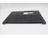 Lenovo 5M11S27099 C-Cover with keyboard, Switzerland, Black, Backlight, UK