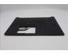 Lenovo 5M11S27106 C-Cover with keyboard, US English Euro, Black, Backlight, US