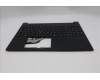Lenovo 5M11S27113 C-Cover with keyboard, Bulgarian, Black, Backlight, UK