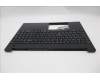 Lenovo 5M11S27139 C-Cover with keyboard, Ukraine, Black, Backlight, US