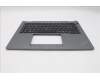 Lenovo 5M11S30271 C-Cover with keyboard, French, Luna Grey, Non-Backlight, No World Face Camera, Heat Staking, US