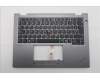 Lenovo 5M11S30304 C-Cover with keyboard, Spanish, Luna Grey, Non-Backlight, No World Face Camera, Heat Staking, UK