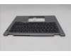 Lenovo 5M11S30304 C-Cover with keyboard, Spanish, Luna Grey, Non-Backlight, No World Face Camera, Heat Staking, UK