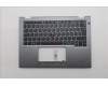 Lenovo 5M11S30310 C-Cover with keyboard, Switzerland, Luna Grey, Non-Backlight, No World Face Camera, Heat Staking, UK