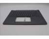 Lenovo 5M11S30367 C-Cover with keyboard, Norwegian, Luna Grey, Backlight, No World Face Camera, Heat Staking, UK