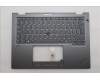 Lenovo 5M11S30505 C-Cover with keyboard, Hungarian, Luna Grey, Backlight, World Face Camera, Heat Staking, UK