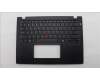 Lenovo 5M11S30601 C-Cover with keyboard, English, Black, Backlight, Heat Staking, US
