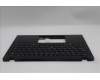 Lenovo 5M11S30608 C-Cover with keyboard, Hebrew, Black, Backlight, Heat Staking, US