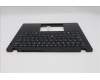 Lenovo 5M11S30647 C-Cover with keyboard, Danish, Black, Non-Backlight, Heat Staking, UK