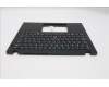 Lenovo 5M11S33658 C-Cover with keyboard, Spanish, Black, Non-Backlight, Heat Staking, UK