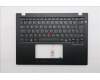 Lenovo 5M11S33673 C-Cover with keyboard, UK English, Black, Non-Backlight, Heat Staking, UK