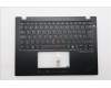 Lenovo 5M11S33694 C-Cover with keyboard, Danish, Black, Backlight, Heat Staking, UK