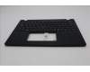 Lenovo 5M11S33694 C-Cover with keyboard, Danish, Black, Backlight, Heat Staking, UK