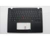 Lenovo 5M11S33709 C-Cover with keyboard, Hungarian, Black, Backlight, Heat Staking, UK