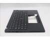 Lenovo 5M11S33715 C-Cover with keyboard, Italian, Black, Backlight, Heat Staking, UK
