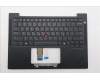 Lenovo 5M11S33817 C-Cover with keyboard, Greek, Black, Backlight, US