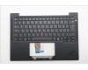 Lenovo 5M11S37405 C-Cover with keyboard, Switzerland, Black, Backlight, UK