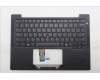 Lenovo 5M11S37565 C-Cover with keyboard, US English Euro, Black, Backlight, WWAN, US