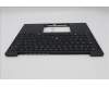 Lenovo 5M11S38010 C-Cover with keyboard, French, Black, Backlight, US