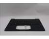 Lenovo 5M11S38016 C-Cover with keyboard, German, Black, Backlight, UK