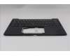 Lenovo 5M11S38127 C-Cover with keyboard, German, Black, Backlight, WWAN, UK