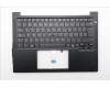Lenovo 5M11S53759 C-Cover with keyboard, Spanish, Black, Backlight, UK