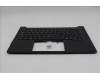 Lenovo 5M11S53759 C-Cover with keyboard, Spanish, Black, Backlight, UK