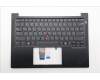 Lenovo 5M11S53797 C-Cover with keyboard, Russian, Black, Backlight, US