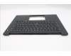 Lenovo 5M11T54215 C-Cover with keyboard, Belgian, Black, Backlight, UK