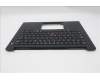 Lenovo 5M11T54251 C-Cover with keyboard, French, Black, Backlight, US