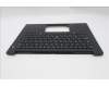 Lenovo 5M11T54267 C-Cover with keyboard, Hebrew, Black, Backlight, US