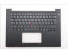 Lenovo 5M11T54303 C-Cover with keyboard, Portuguese, Black, Backlight, UK