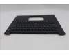 Lenovo 5M11T54303 C-Cover with keyboard, Portuguese, Black, Backlight, UK