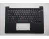 Lenovo 5M11T54343 C-Cover with keyboard, UK English, Black, Backlight, UK