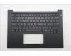 Lenovo 5M11T55127 C-Abdeckung mit Tastatur, Englisch (US, Euro), schwarz, Hintergrundbeleuchtung, Chipkartenleser