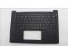 Lenovo 5M11T55180 C-Cover with keyboard, Nordic, Black, Backlight, Smart Card Reader, UK