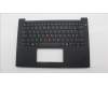 Lenovo 5M11T55191 C-Cover with keyboard, Slovenian, Black, Backlight, Smart Card Reader, UK