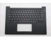Lenovo 5M11T55195 C-Cover with keyboard, Spanish, Black, Backlight, Smart Card Reader, UK
