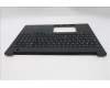 Lenovo 5M11T58536 C-Cover with keyboard, Switzerland, Black, WWAN, Number Pad, UK