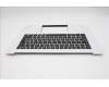 Lenovo 5M11T58914 C-Cover with keyboard, Czech Slovakian, White, FingerPrint, UK