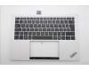 Lenovo 5M11U03796 C-Cover with keyboard, Czech Slovakian, Black/White, FingerPrint, WLAN, UK