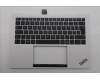 Lenovo 5M11U03824 C-Cover with keyboard, UK English, Black/White, FingerPrint, WLAN, UK