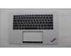 Lenovo 5M11U08060 C-Cover with keyboard, Hebrew, White, FingerPrint, US
