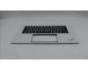 Lenovo 5M11U08086 C-Cover with keyboard, UK English, White, FingerPrint, UK